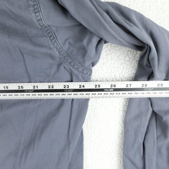 Columbia Shirt Mens Large Gray Heavyweight Cotton Canvas Outdoor Classic - Picture 6 of 7